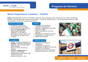 Work Experience Londres – Dublín