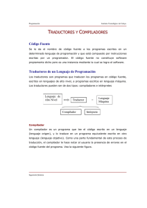 Traductores y Compiladores - Departamento de Ingeniería Química