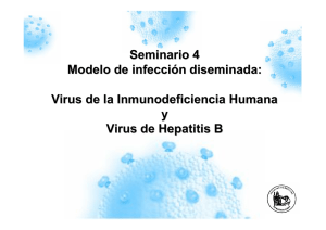 Seminario 4 Modelo de infección diseminada: Virus de la
