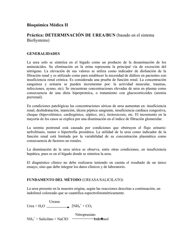 urea valores normales mmol/l urea valores normales mmol/l