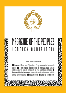 magazine of the peoples  - El instituto europa de los pueblos