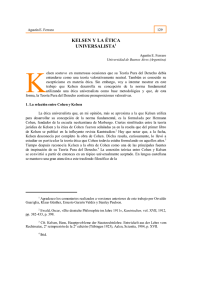 Kelsen y la ética universalista - Biblioteca Virtual Miguel de Cervantes
