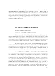 D. Luis Díez del Corral - Real Academia de Ciencias Morales y