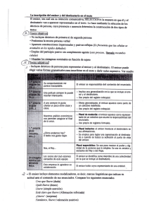 La inscripción del emisor y del destinatario en el