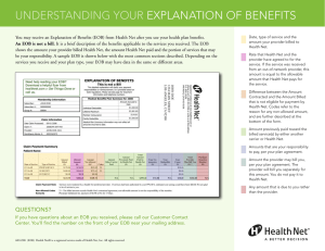 understanding your explanation of benefits - Garnett