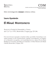 El Minué Montonero - CDM | Centro Nacional de Documentación