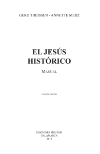 el jesús histórico - Ediciones Sígueme
