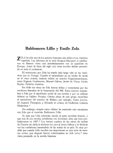 Baldomero Lillo y Emile Zola