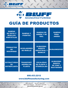 guía de productos - Bluff Manufacturing