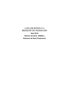 ludlum modelo 3 medidor de radiación