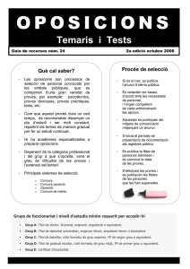 Temaris i Tests - Ajuntament de L`Hospitalet