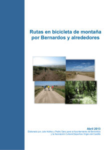 Rutas en bicicleta de montaña por Bernardos y alrededores