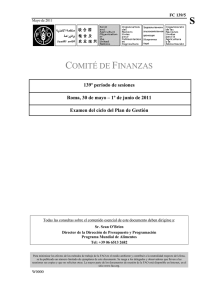 COMITÉ DE FINANZAS