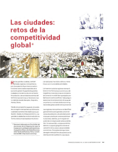 Las ciudades: retos de la competitividad global