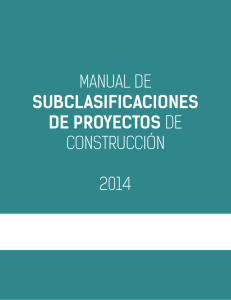 Manual de SubClasificaciones - Trámites de Construcción Costa Rica