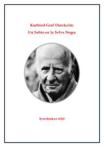 Karfried Graf Durckeim: Un Sabio en la Selva Negra