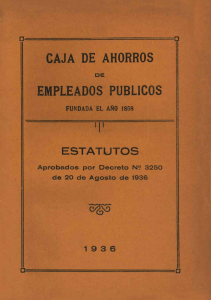 CAJA DE AHORROS EMPLEADOS PUBLICOS