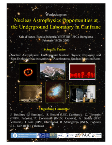 Nuclear Astrophysics Opportunities at the Underground Laboratory