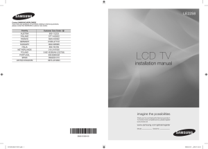 LCD TV - Samsung