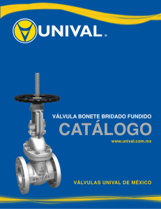 válvula de compuerta - Válvulas UNIVAL de México