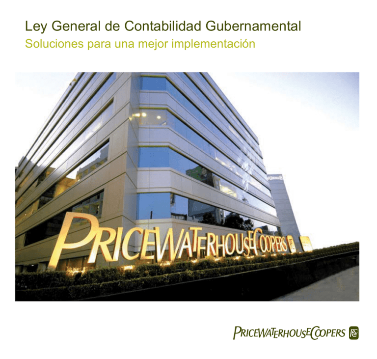 Ley General De Contabilidad Gubernamental