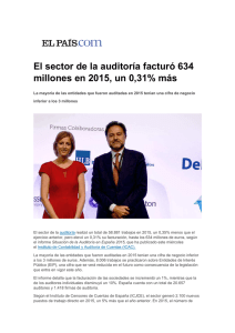 Seguimiento Medios Informe ICAC Situación auditoría en España
