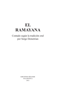 el ramayana - Ediciones Sígueme