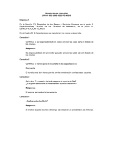 Absolución de consultas LPN Nº 002-2015-8222-PE-MIDIS