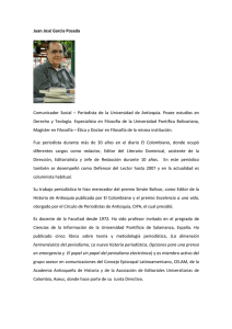 Juan José García Posada Comunicador Social – Periodista de la