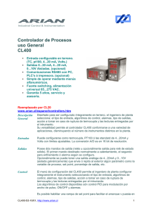 Controlador de Procesos uso General CL400
