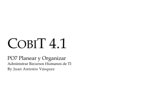 PO7 Planear y Organizar
