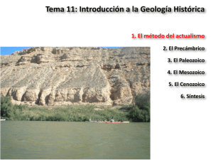 Tema 11: Introducción a la Geología Histórica 1