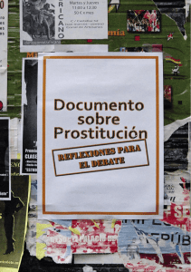 prostitución o trabajo sexual.