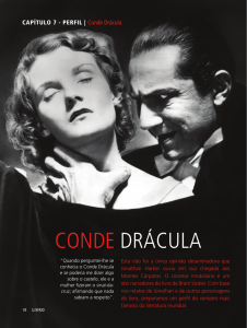 Conde Drácula - revista livro!