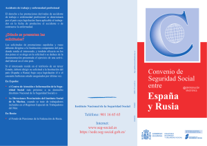 España y Rusia - Seguridad Social