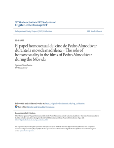 El papel homosexual del cine de Pedro Almodóvar