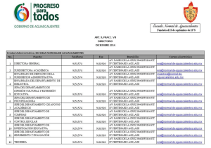 directorio 2014 - Gobierno del Estado de Aguascalientes