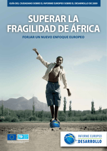 SUPERAR LA FRAGILIDAD DE ÁFRICA