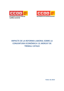 Veure l`informe - CCOO de Catalunya