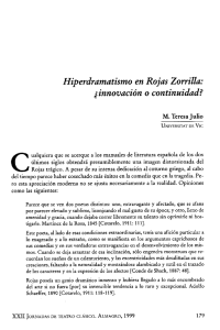Hiperdramatismo en Rojas Zorrilla - Universidad de Castilla