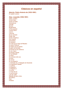 Cl&aacute;sicos en espa&ntilde;ol - Bibliotecas P&uacute;blicas
