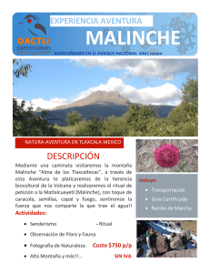 malinche - Oactli Expediciones