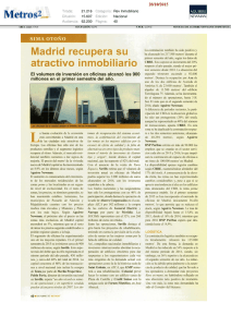 Madrid recupera su atractivo inmobiliario