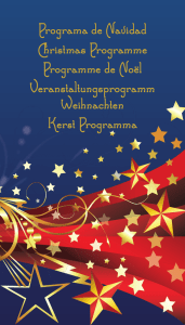 Programa de Navidad Christmas Programme