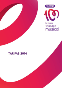 tarifas c100 2014