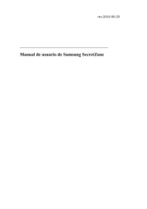 Samsung SecretZone User Manual