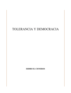 Cuaderno No. 10 Tolerancia y democracia