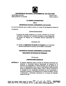 UNIVERSIDAD NACIONAL EXPERIMENTAL DE GUAYANA