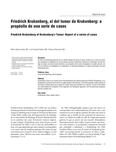 Friedrich Krukenberg, el del tumor de Krukenberg: a propósito de
