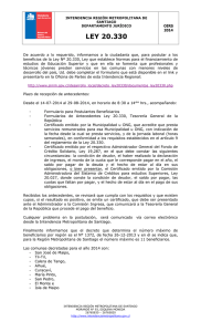 LEY 20.330 - Sistema Nacional de Información Municipal